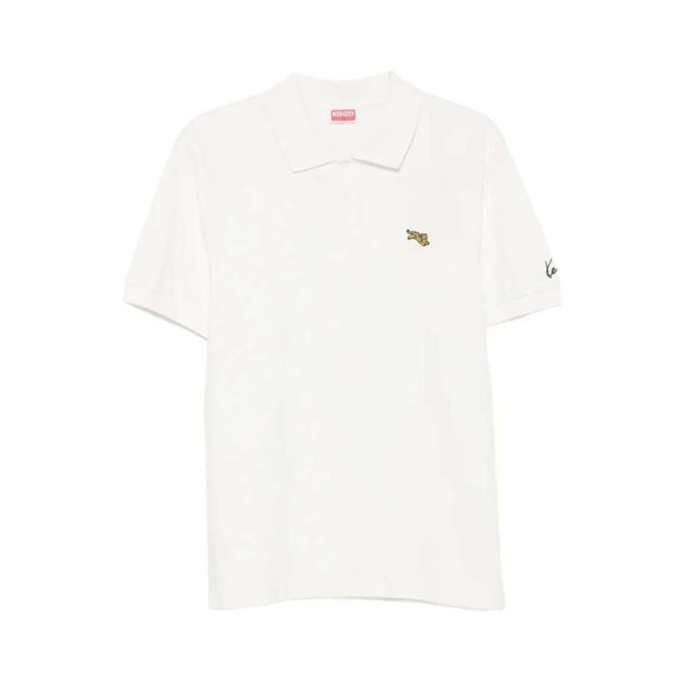 Kenzo Men Tiger-Patch Polo Shirt